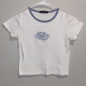 Brandy Melville “Don’t Call Me Baby” Cropped Tee